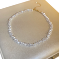 Collar Blanco Estilo Gargantilla de Perlas
