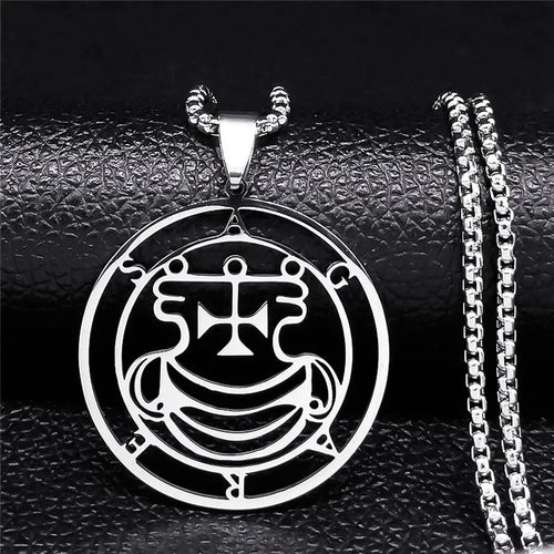 Collar Satánico Colgante Espíritu Demoníaco agares