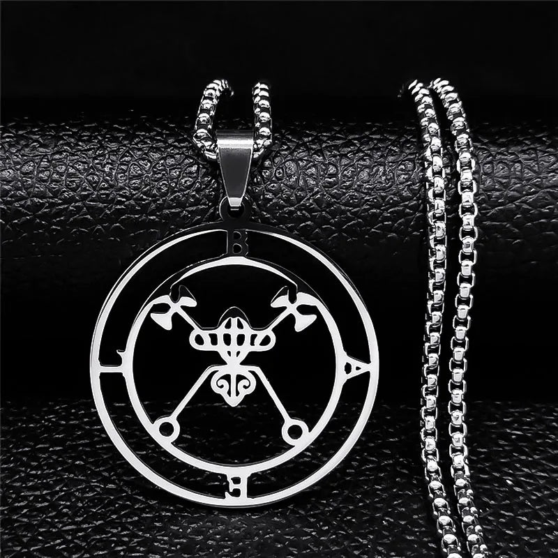 Collar Satánico Colgante Espíritu Demoníaco bael