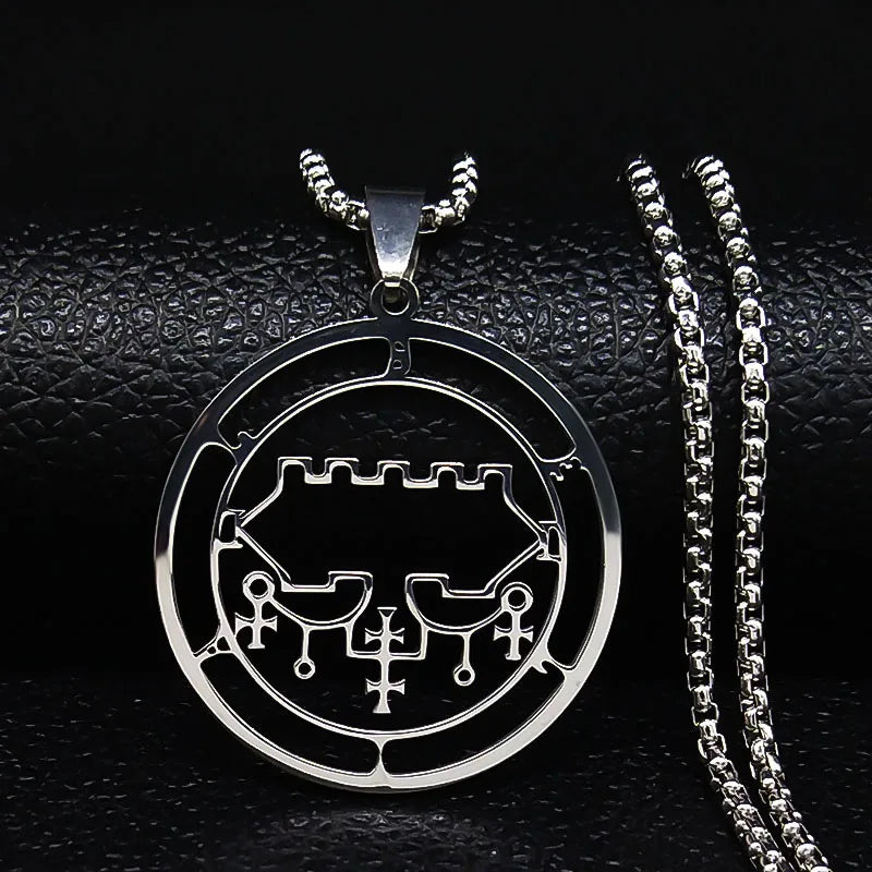 Collar Satánico Colgante Espíritu Demoníaco belial