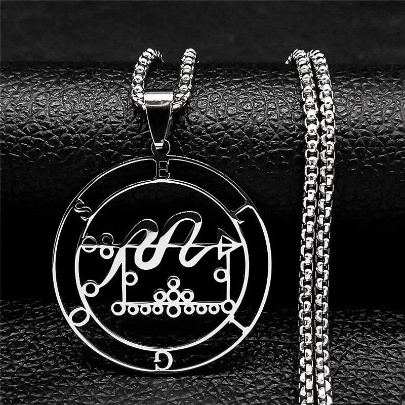Collar Satánico Colgante Espíritu Demoníaco eligos