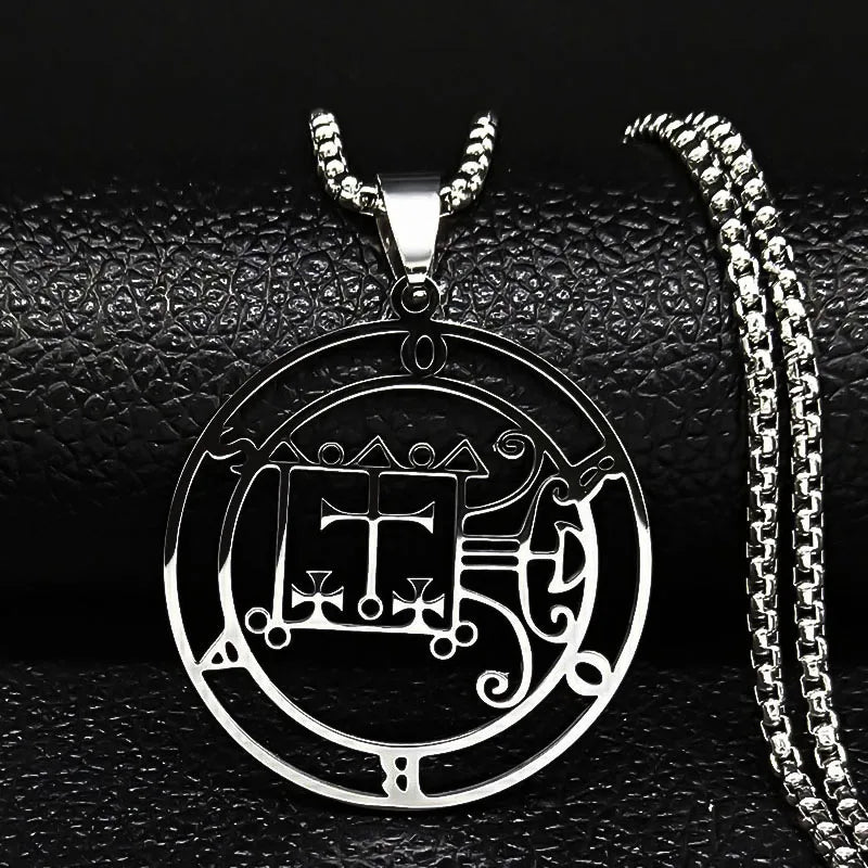 Collar Satánico Colgante Espíritu Demoníaco orobas