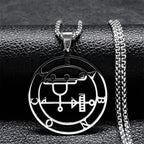 Collar Satánico Colgante Espíritu Demoníaco sabnock