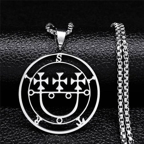 Collar Satánico Colgante Espíritu Demoníaco sitri