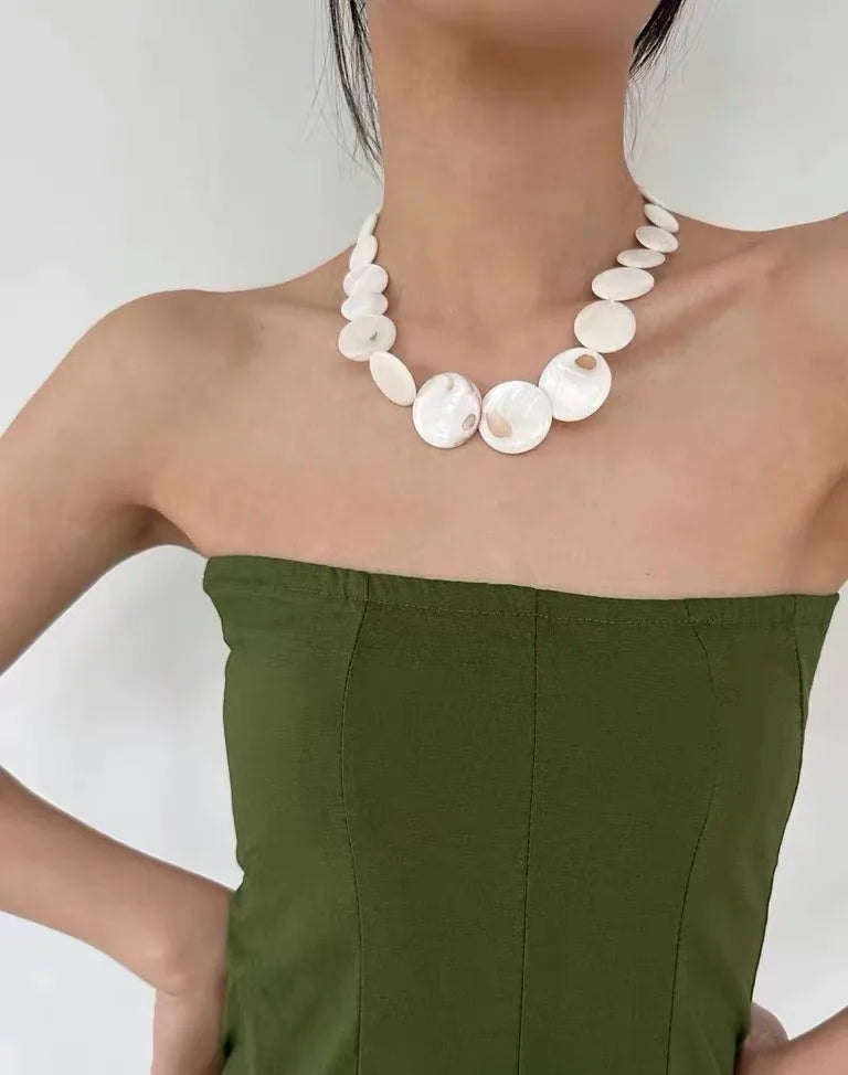 Collar Gargantilla de Nácar con Concha 1