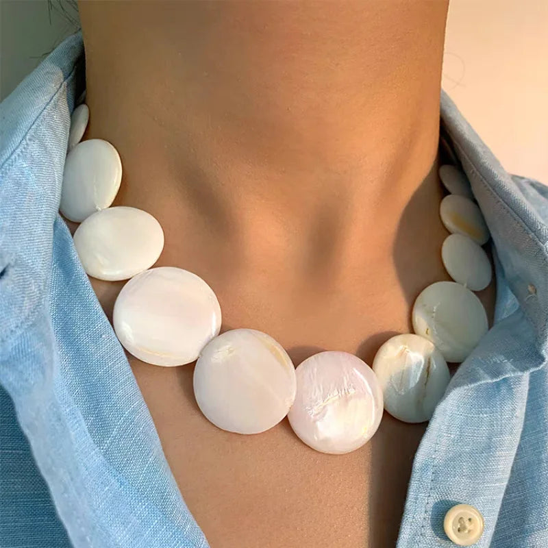 Collar Gargantilla de Nácar con Concha 1