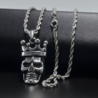 Collar Cabeza de Calavera con Corona