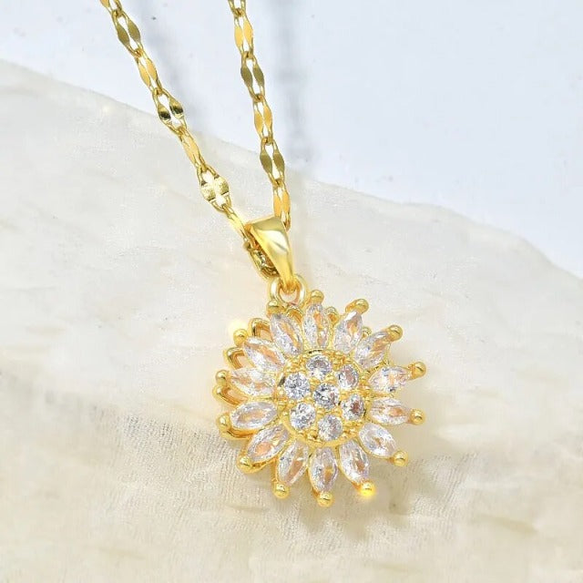 Collar Girasol Giratorio
