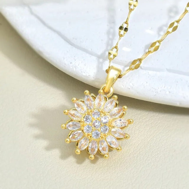 Collar Girasol Giratorio