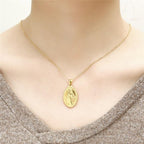 Collar Virgen María oro