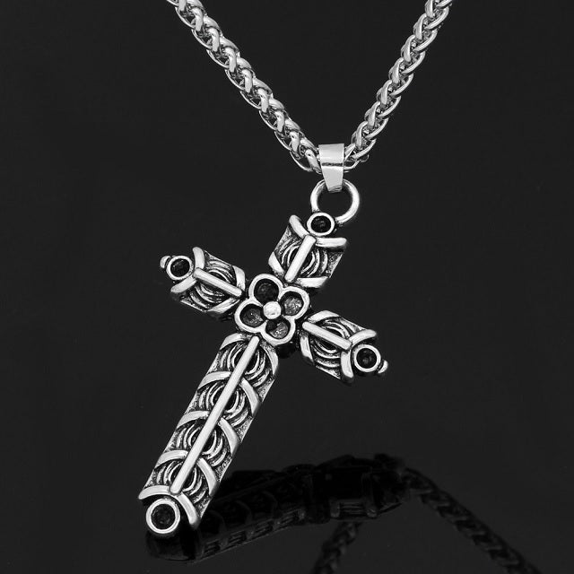 Collar Vikingo Cruz Ragnar Athelstan
