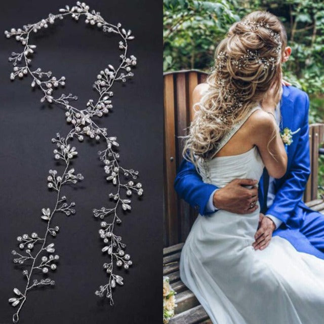 Decoración de cabello para boda para mujer