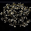 Decoración de cabello para boda para mujer oro
