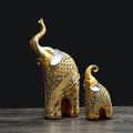 Decoración Elefante orejas plateadas