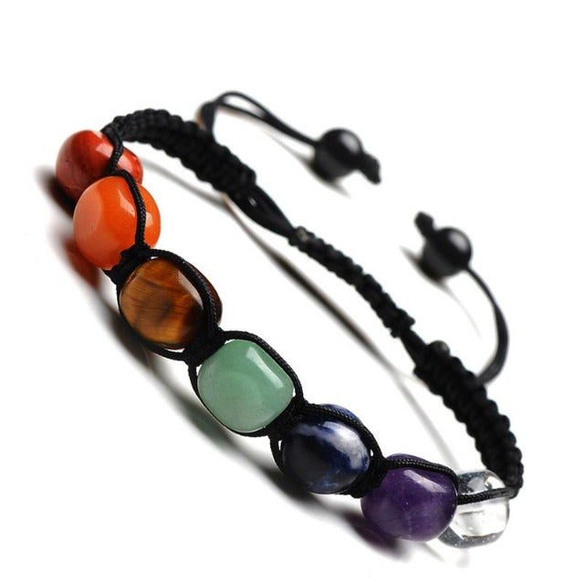Pulsera Gourmette 7 Chakras con Piedras Naturales