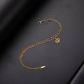 Pulsera Gourmette Flor de Loto para Mujer en oro
