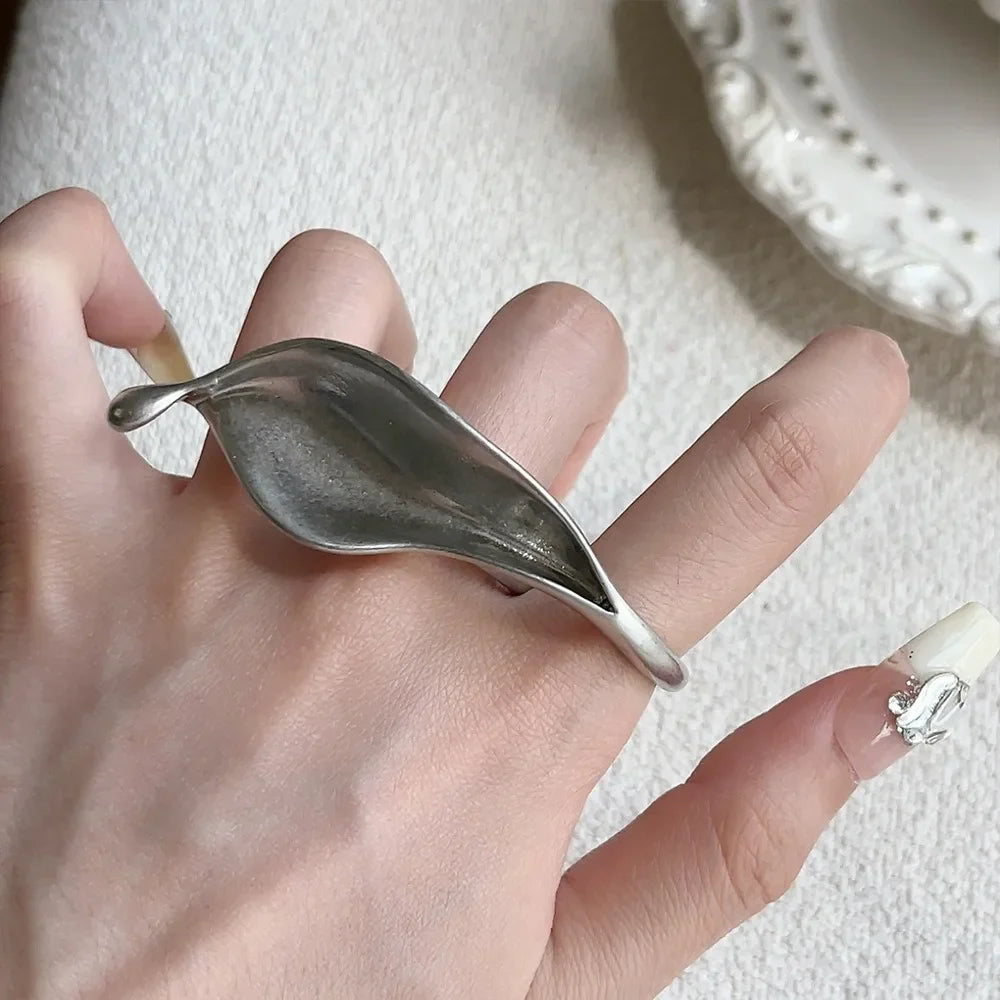 Anillo Hoja de Lys plata