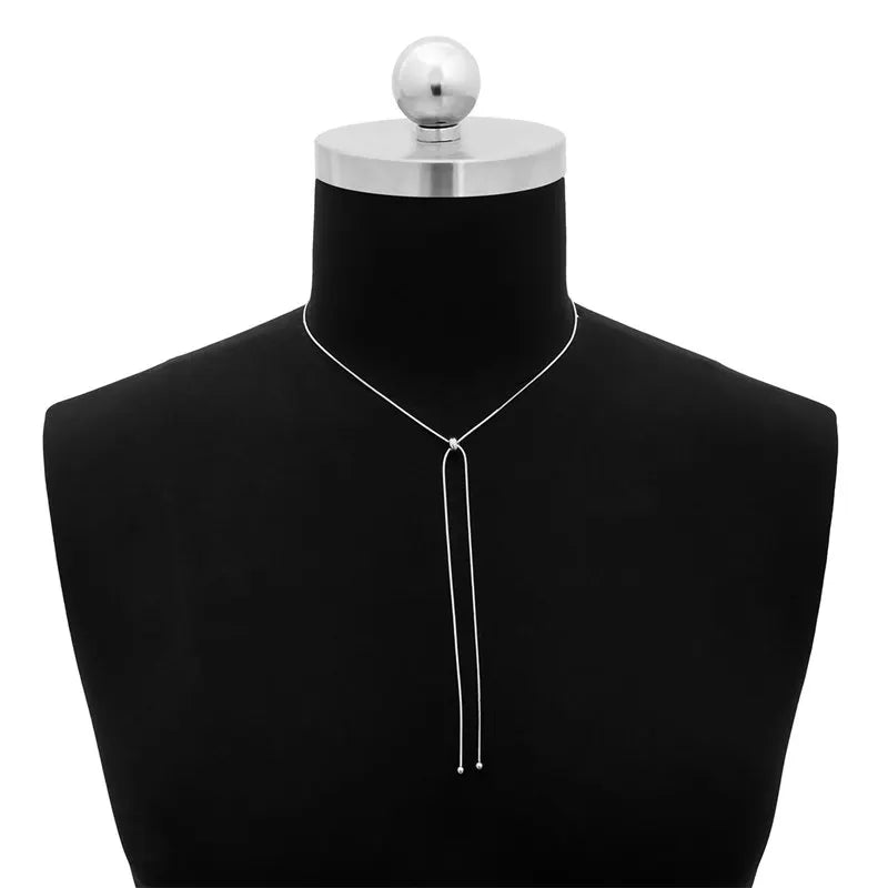 Collar Largo De Escote