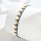 Lote de 3 pulseras brasileñas de tejido fino tradicional