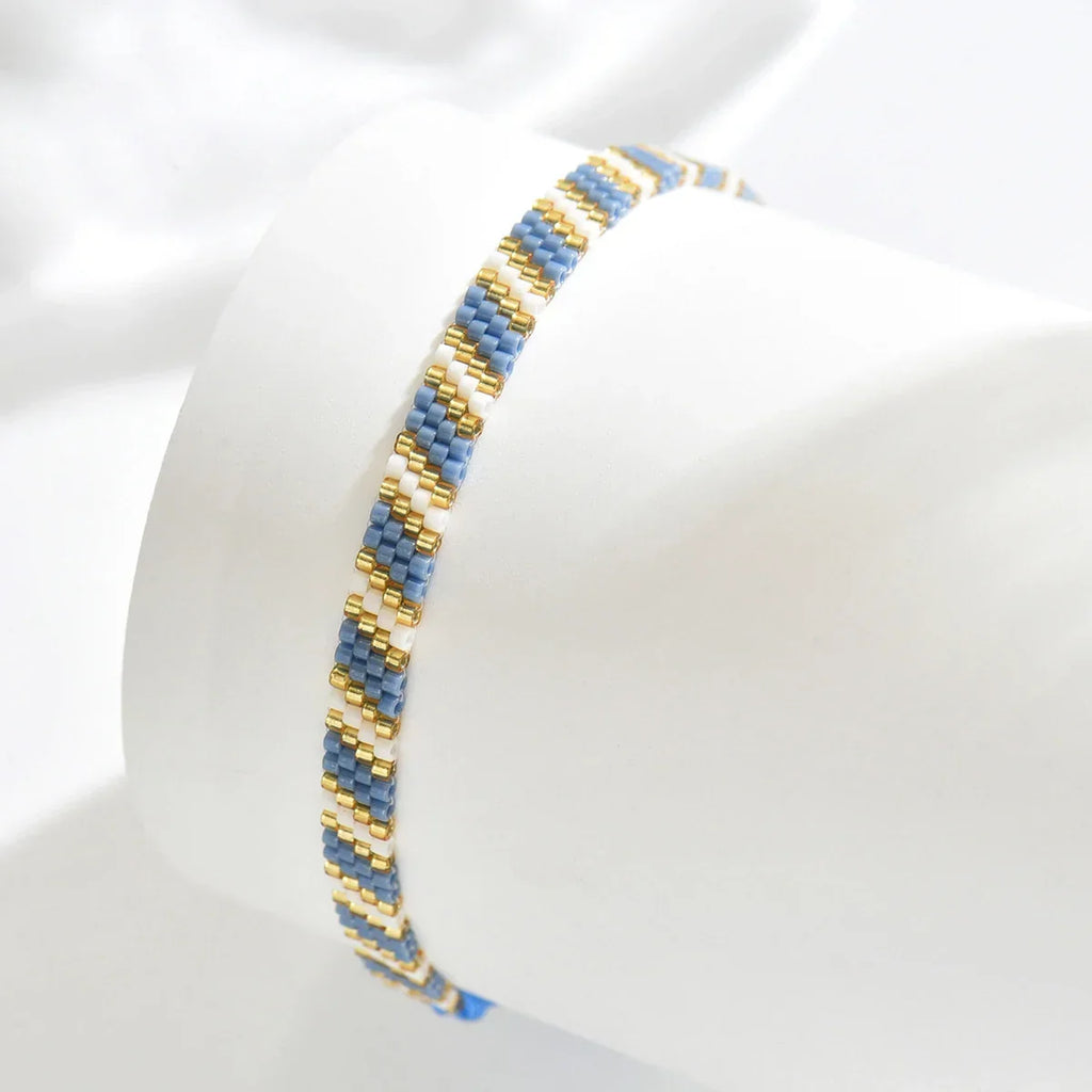 Lote de 3 pulseras brasileñas de tejido fino tradicional