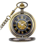 Reloj de Bolsillo con Tapa Steampunk Lobo