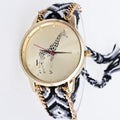 Reloj Jirafa negro