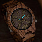 Reloj Vikingo para Hombre de Madera madera