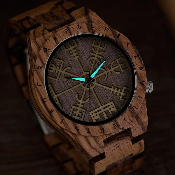 Reloj Vikingo para Hombre de Madera madera