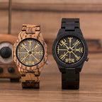 Reloj Vikingo para Hombre de Madera 