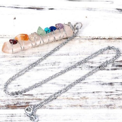 Colgante 7 Chakras de Plata