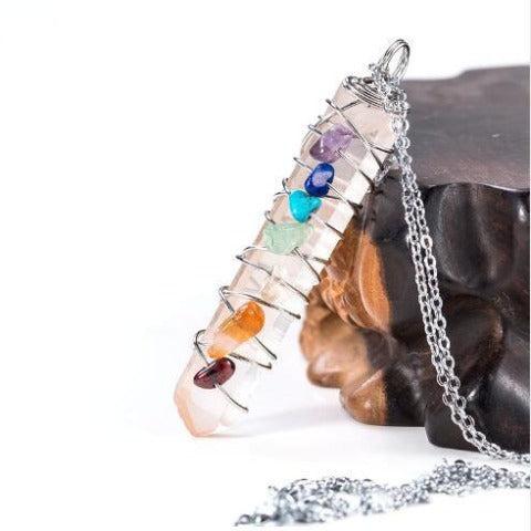 Colgante 7 Chakras de Plata