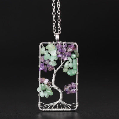 Colgante Árbol de la Vida plateado