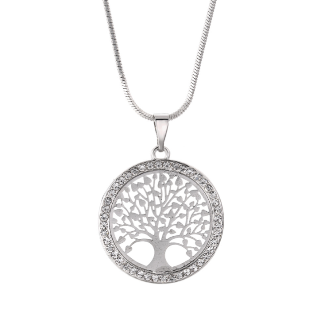 Colgante Árbol de la Vida Oro plateado
