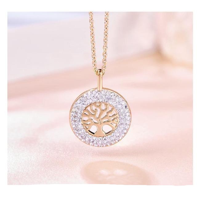 Colgante Árbol de la Vida en Oro Rosa