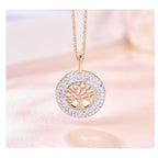 Colgante Árbol de la Vida en Oro Rosa