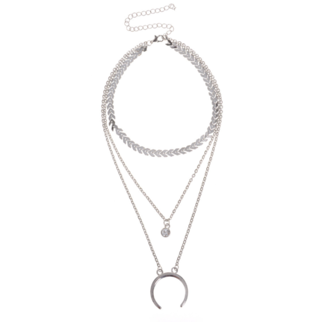 Colgante Bohemio Chic plata
