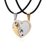 Colgante de Gato para Pareja en oro