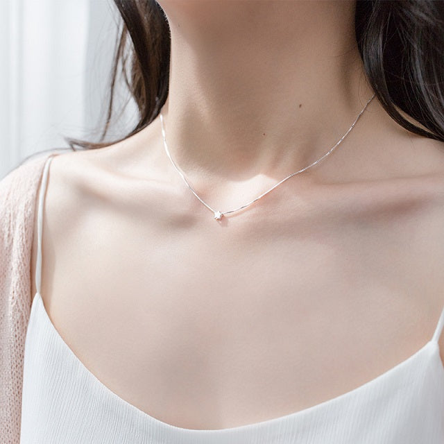 Colgante Estrella Plata para Mujer