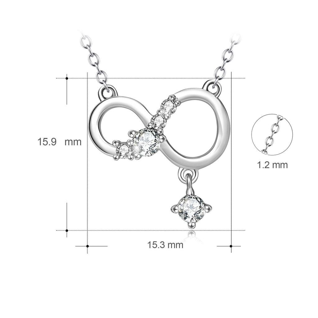 Colgante Infinito de Plata