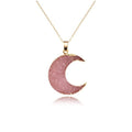 Colgante Luna Rosa