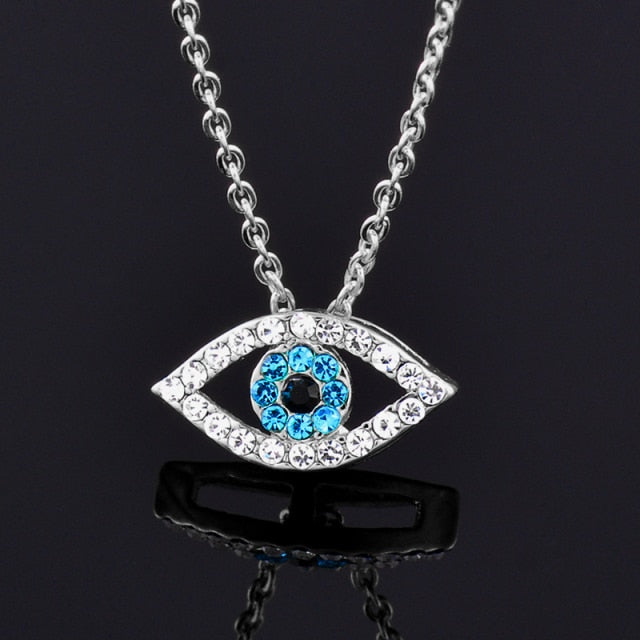 Colgante Ojo Azul plata