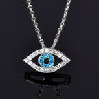 Colgante Ojo Azul plata