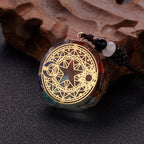 Colgante de Piedra Orgonita & Collar Hombre Mujer Protección & Meditación estrella