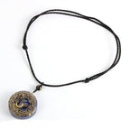 Colgante de Piedra Orgonita & Collar para Hombre y Mujer Protección Meditación lapislázuli