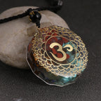 Collar con Colgante de Orgonita de Protección y Meditación para Hombre o Mujer