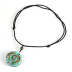 Collar con Colgante de Orgonita de Protección y Meditación para Hombre o Mujer