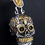 Colgante Cabeza de Calavera de oro