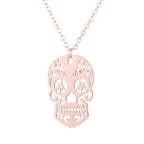 Colgante Calavera Oro rosa
