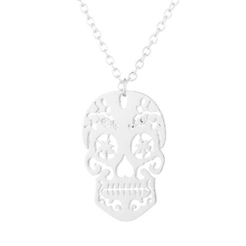 Colgante Calavera Plata oro