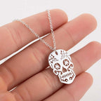 Colgante Calavera Plata oro